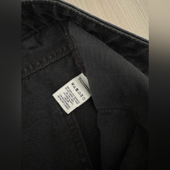 Free People We The Free Zip It Up Black Denim Skirt Size 31 - Picture 6 of 10